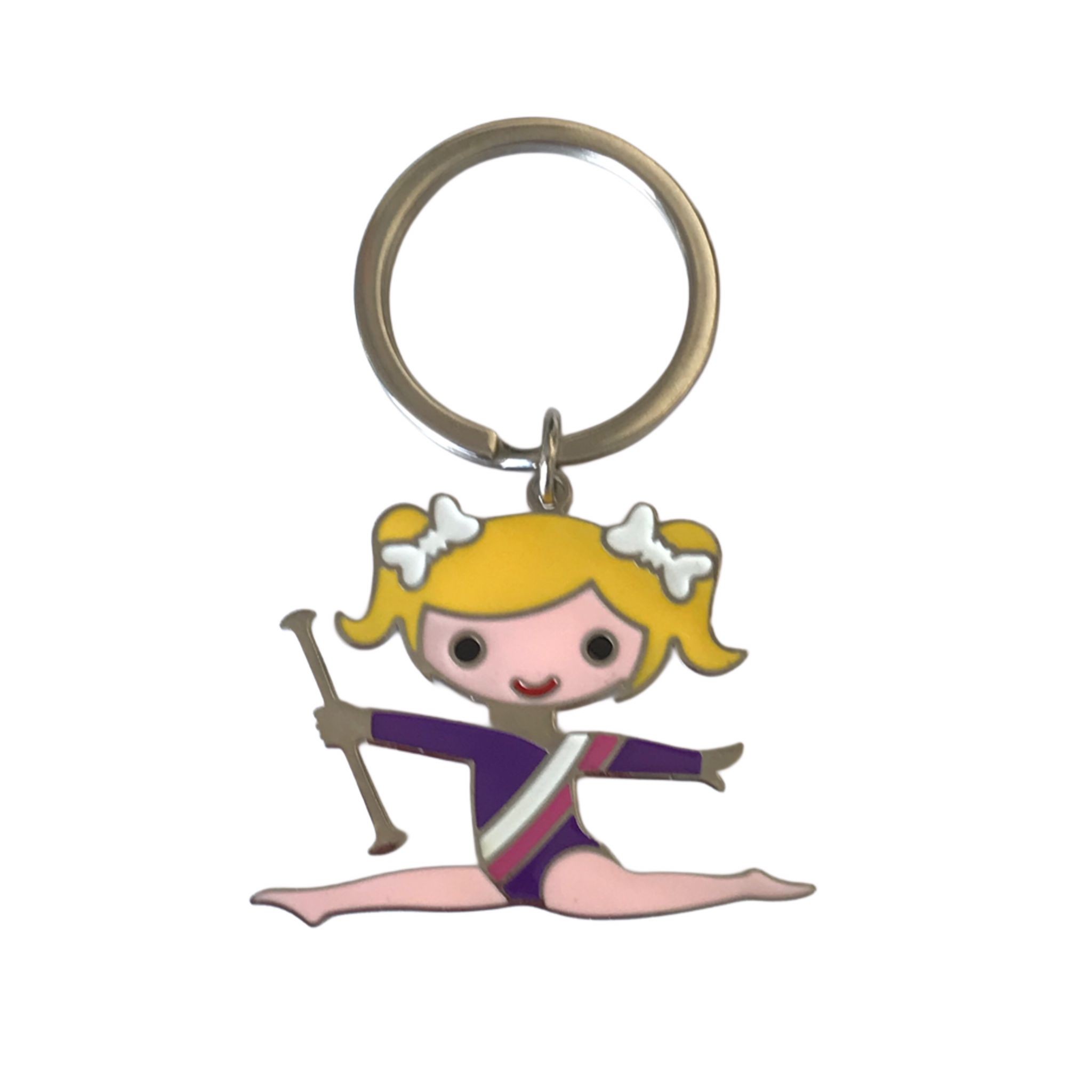 Pendentif - porte-clés Twirler acier inoxydable